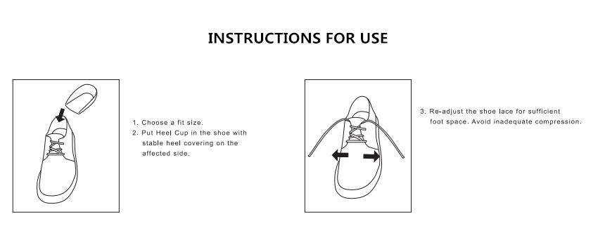 Silicone Heel Cup Central Spur