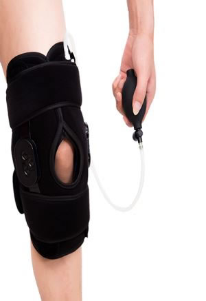 Inflatable Knee Brace with Ice Packs