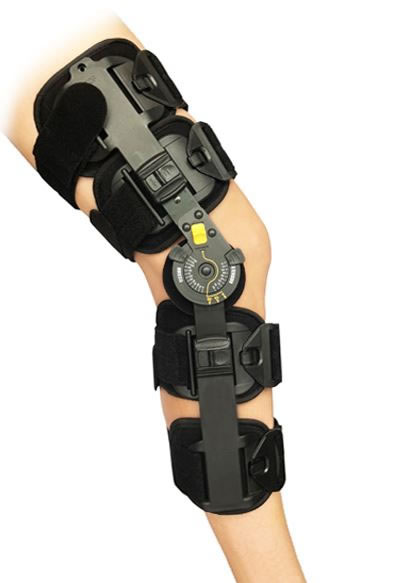 Telescopic ROM Knee Brace