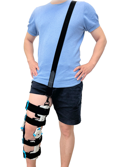 New Carbon Fiber Post-OP Knee Brace 