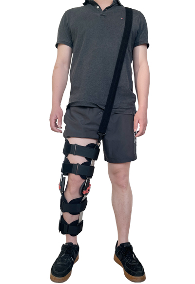 Hinged Range of Motion Knee Brace