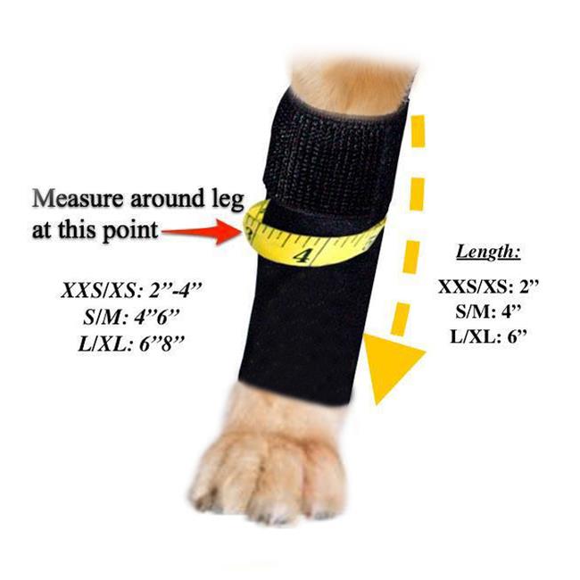 The Measuring for Dog Leg Brace